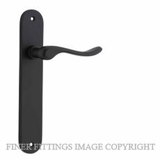 IVER 12924 STIRLING LEVER ON OVAL PLATE MATT BLACK