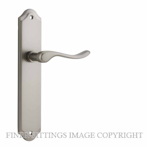 IVER 14922 STIRLING LEVER ON SHOULDERED PLATE SATIN NICKEL