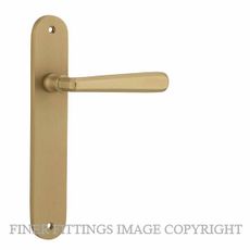 IVER 15376 COPENHAGEN OVAL PLATE BRUSHED BRASS