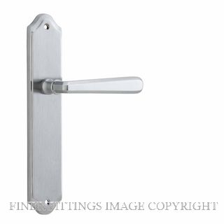 IVER 12374 COPENHAGEN LEVER ON SHOULDERED PLATE BRUSHED CHROME