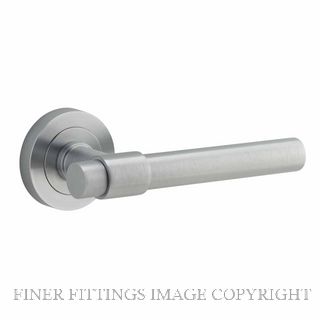 IVER 20625 HELSINKI LEVER ON ROUND ROSE BRUSHED CHROME