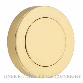 IVER 20280 ROUND BLANK FURNITURE ROSE POLISHED BRASS