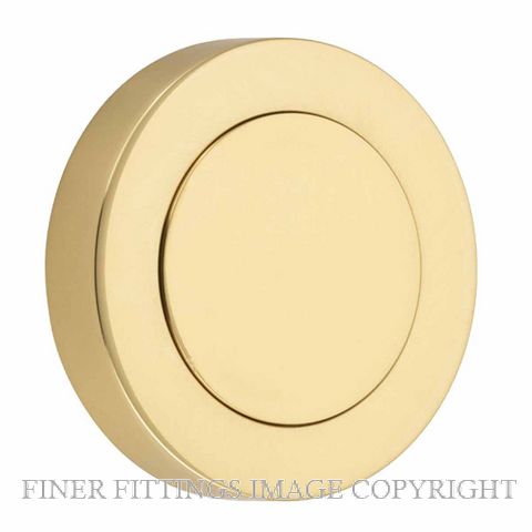 IVER 20280 ROUND BLANK FURNITURE ROSE POLISHED BRASS