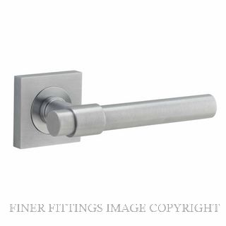 IVER 21205 HELSINKI LEVER ON SQUARE ROSE BRUSHED CHROME