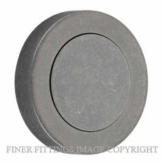 IVER 20287 ROUND BLANK FURNITURE ROSE DISTRESSED NICKEL