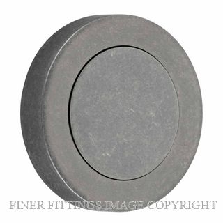 IVER 20287 ROUND BLANK FURNITURE ROSE DISTRESSED NICKEL