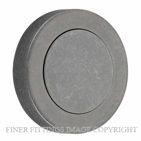 IVER 20287 ROUND BLANK FURNITURE ROSE DISTRESSED NICKEL