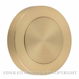 IVER 20286 ROUND BLANK FURNITURE ROSE BRUSHED BRASS