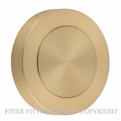 IVER 20286 ROUND BLANK FURNITURE ROSE BRUSHED BRASS