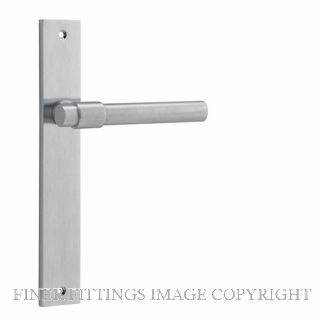 IVER 12396 HELSINKI LEVER ON RECTANGULAR  PLATE BRUSHED CHROME