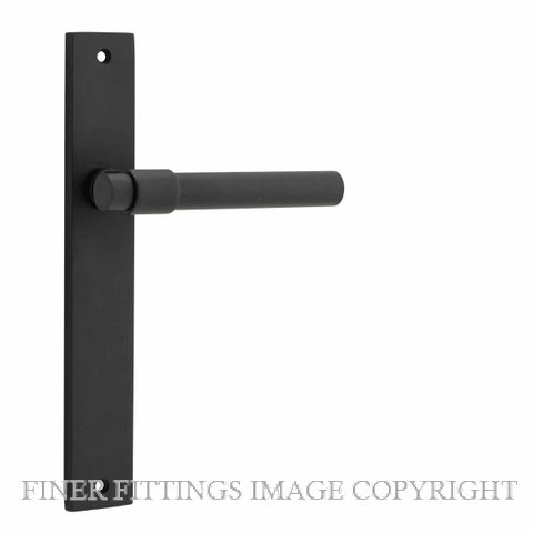 IVER 12896 HELSINKI RECTANGULAR PLATE MATT BLACK