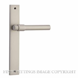 IVER 14896 HELSINKI LEVER ON RECTANGULAR  PLATE SATIN NICKEL