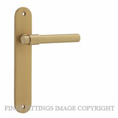 IVER 15400 HELSINKI OVAL PLATE BRUSHED BRASS