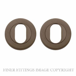 IVER 20061 ROUND OVAL ESCUTCHEON 52MM ANTIQUE BRASS