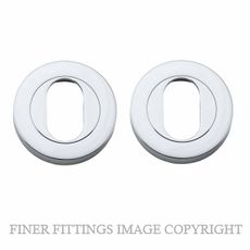 IVER 20064 ROUND OVAL ESCUTCHEON 52MM CHROME PLATE