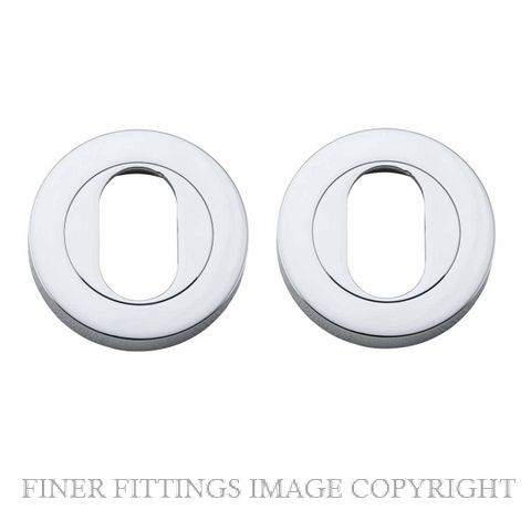 IVER 20064 ROUND OVAL ESCUTCHEON 52MM CHROME PLATE