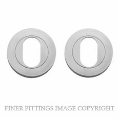 IVER 20065 ROUND OVAL ESCUTCHEON 52MM BRUSHED CHROME