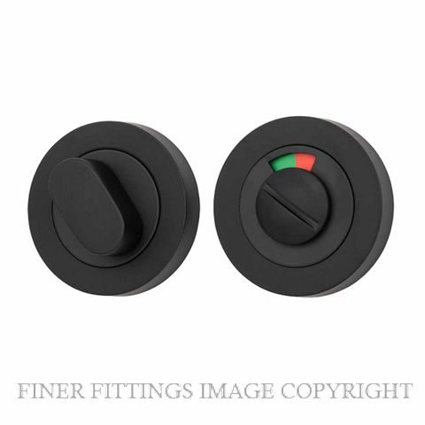 IVER 20073 ROUND INDICATING PRIVACY SET 52MM MATT BLACK