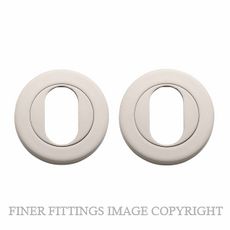 IVER 20069 ROUND OVAL ESCUTCHEON 52MM SATIN NICKEL