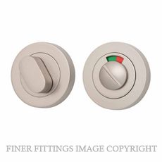 IVER 20079 ROUND INDICATING PRIVACY SET 52MM SATIN NICKEL