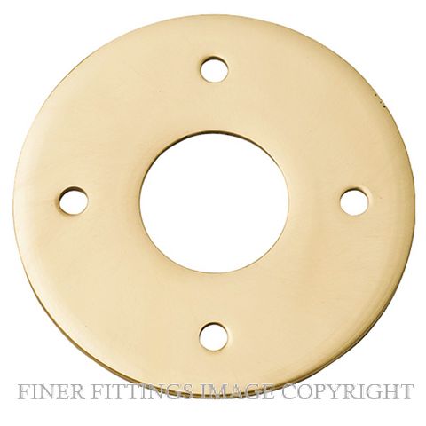 IVER 9370 ADAPTOR PLATE - SUIT 54MM HOLE (SOLD AS A PAIR) POLISHED BRASS
