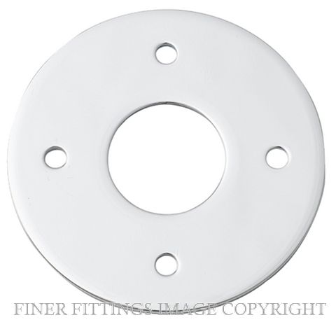 IVER 9374 ADAPTOR PLATE - SUIT 54MM HOLE (SOLD AS A PAIR) CHROME PLATE