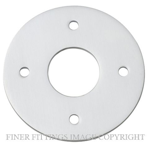 IVER 9375 ADAPTOR PLATE - SUIT 54MM HOLE (SOLD AS A PAIR) BRUSHED CHROME