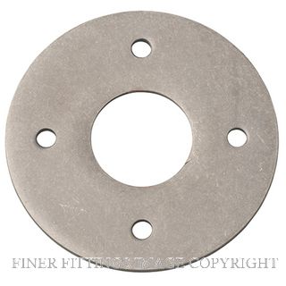 IVER 9377 ADAPTOR PLATE - SUIT 54MM HOLE (SOLD AS A PAIR) DISTRESSED NICKEL