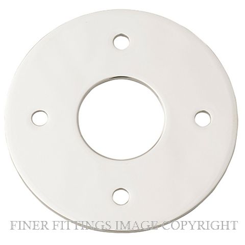 IVER 9378 ADAPTOR PLATE - SUIT 54MM HOLE (SOLD AS A PAIR) POLISHED NICKEL