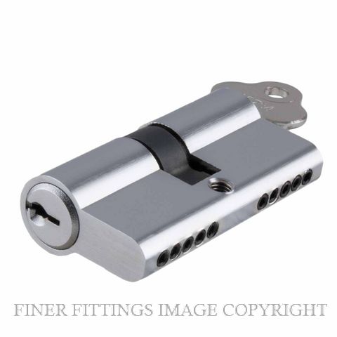 IVER 21578 DUAL FUNCTION 65MM EURO LOCK CYLINDERS CHROME PLATE