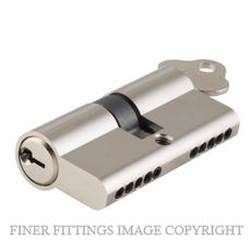 IVER 21583 DUAL FUNCTION 65MM EURO LOCK CYLINDERS POLISHED NICKEL