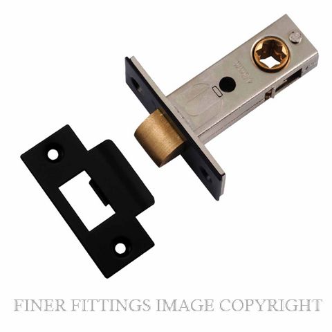 IVER 21489 - 21491 HEAVY SPRUNG LATCHES MATT BLACK