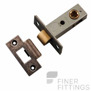 IVER 21501 - 21503 HEAVY SPRUNG LATCHES DISTRESSED NICKEL