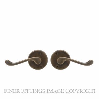WINDSOR 3009 OR YORK LEVER HANDLE ROUND ROSE OIL RUBBED BRONZE