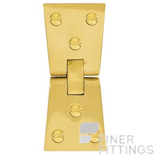 DELF DF0210-DF0212 COUNTER FLAP HINGE POLISHED BRASS