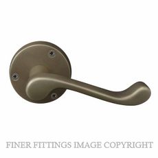 WINDSOR 3009 RB VICTORIAN LEVER ON ROSE ROMAN BRASS