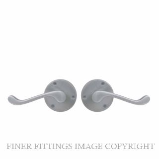 WINDSOR 3009 SC YORK LEVER HANDLE ROUND ROSE SATIN CHROME