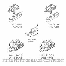 BRIO QR120R-C1PK QUICK RUN 120 RECESSED MOUNT FITTINGS PACK