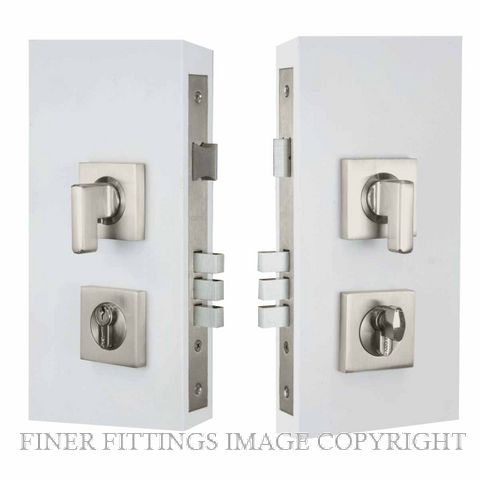 WINDSOR 1365 BN MINI TURN ENTRANCE LOCK KIT SQUARE 60MM BRUSHED NICKEL