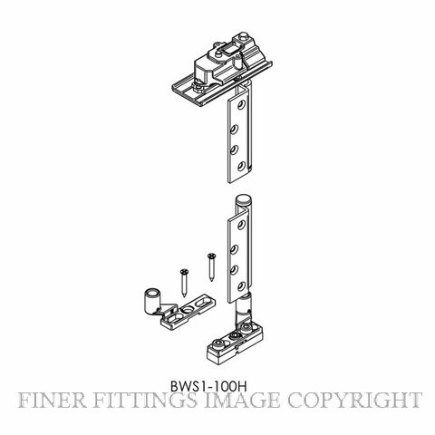 BRIO BWS1 100H WF 4S PIVOT SET NON MORTICED