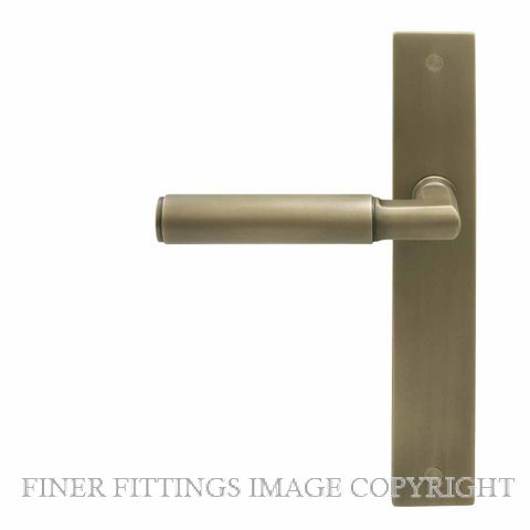 WINDSOR 8403 - 8475 RB LUMINA PLAIN LEVER ON PLATE ROMAN BRASS