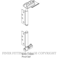 BRIO BWS1 100M WF 4S PIVOT SET SQUARE MORTICED