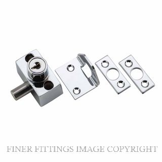 TRADCO 20304 SLIDING WINDOW LOCK CHROME PLATE