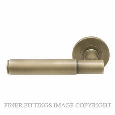 WINDSOR 8421 - 8472 RB VERGE PLAIN LEVER ON ROSE ROMAN BRASS