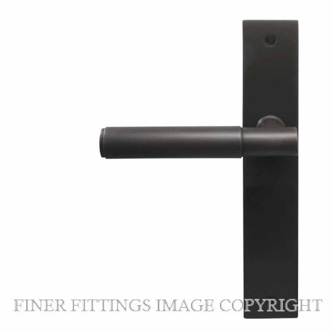 WINDSOR 8423 - 8477 DRB VERGE PLAIN LEVER ON PLATE DARK ROMAN BRASS