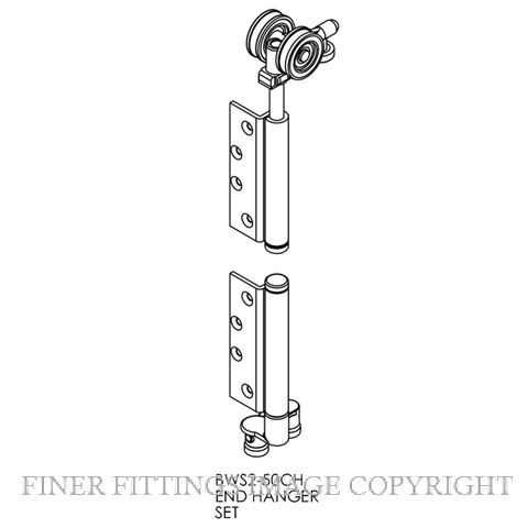 BRIO BWS2 50CH WF 4S END SET NON MORTICED