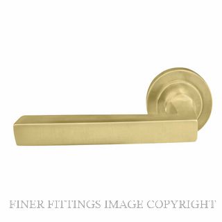 WINDSOR 8221 MSB FEDERAL 52MM ROSE HANDLE (PAIR) MATT SATIN BRASS