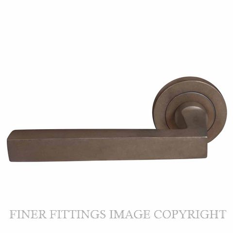 WINDSOR 8221 - 8229 NB FEDERAL LEVER ON ROSE NATURAL BRONZE