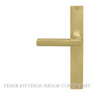 WINDSOR 8225RD MSB FEDERAL SQUARE LONGPLATE RH DUMMY HANDLE MATT SATIN BRASS