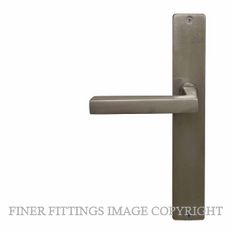 WINDSOR 8225 - 8288 NB FEDERAL SQUARE LONG PLATE HANDLES NATURAL BRONZE